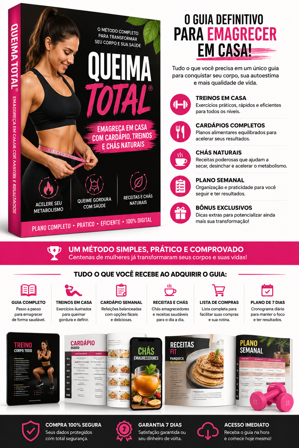 QUEIMA TOTAL — O Método Definitivo Para Emagrecer em Casa